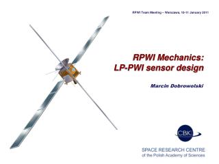RPWI Mechanics: LP-PWI sensor design