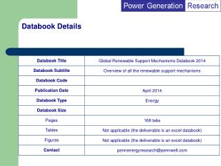 Databook Details