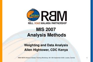 MIS 2007 Analysis Methods