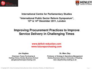 International Centre for Parliamentary Studies
