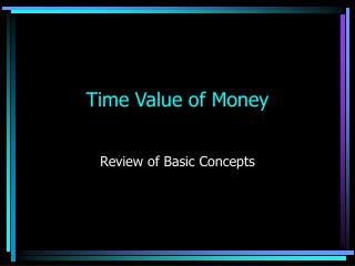 Time Value of Money