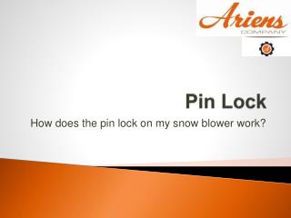 Pin Lock