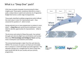 What is a “Deep Dive” pack?