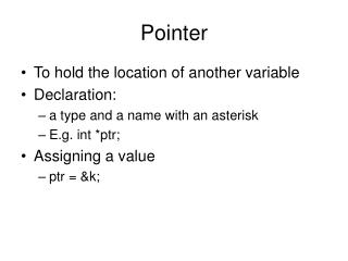 Pointer