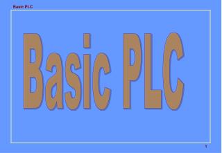 Basic PLC