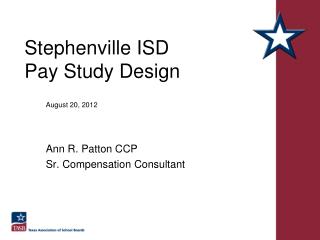 Stephenville ISD Pay Study Design