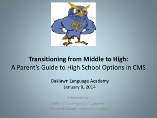 Transitioning from Middle to High: A Parent’s Guide to High School Options in CMS
