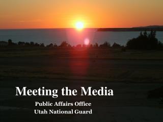 Public Affairs Office Utah National Guard