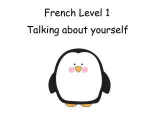 French Level 1