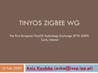 Tinyos Zigbee WG