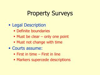 Property Surveys