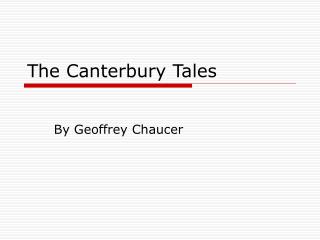 The Canterbury Tales