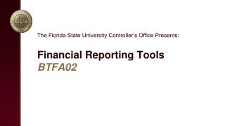 Financial Reporting Tools BTFA02