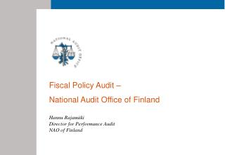 Fiscal Policy Audit – National Audit Office of Finland