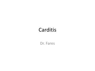 Carditis