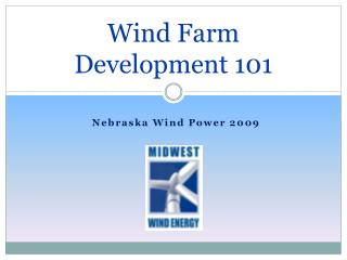 Wind Farm Development 101