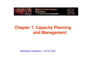 Chapter 7. Capacity Planning 			and Management