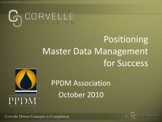 Positioning Master Data Management for Success