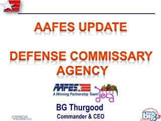 BG Thurgood Commander &amp; CEO