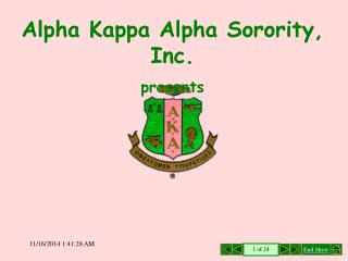 alpha kappa alpha slides