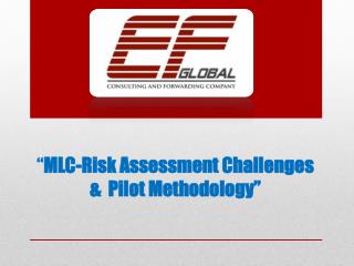 “ MLC-Risk Assessment Challenges &amp; Pilot Methodology”