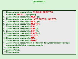 GRAMATYKA