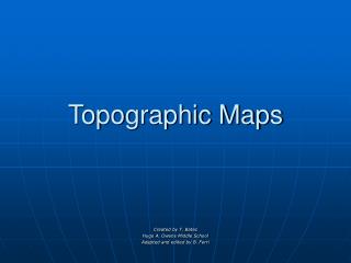 Topographic Maps