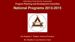 Delta Sigma Theta Sorority, Incorporated Program Planning and Development Committee