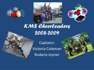 KMS Cheerleaders 2008-2009