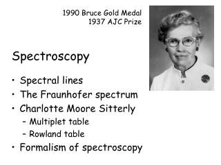 Spectroscopy