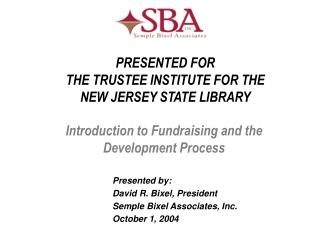 Introduction to Fundraising and the Development Process