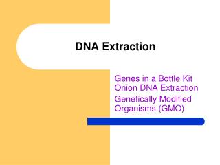 DNA Extraction