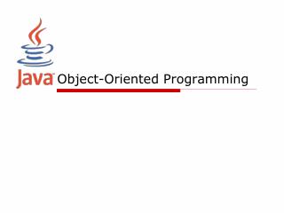 Object-Oriented Programming