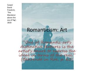 Romanticism: Art