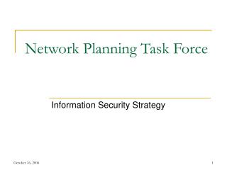 Network Planning Task Force