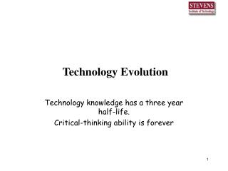 Technology Evolution