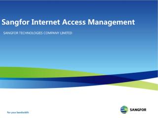 Sangfor Internet Access Management