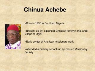 Chinua Achebe