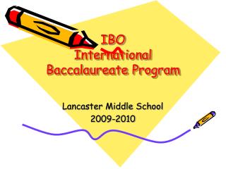 IBO International Baccalaureate Program