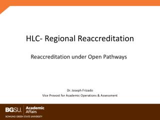 HLC- Regional Reaccreditation