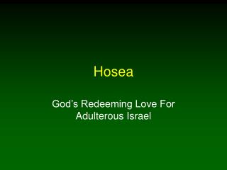 Hosea