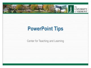 PowerPoint Tips