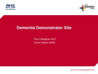 Dementia Demonstrator Site