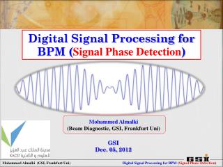 GSI Dec. 05, 2012