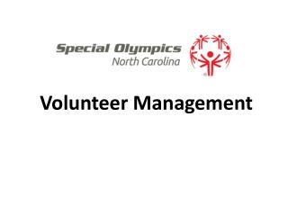 Volunteer Management