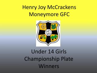 Henry Joy McCrackens Moneymore GFC