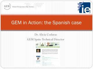 GEM in Action: the Spanish case