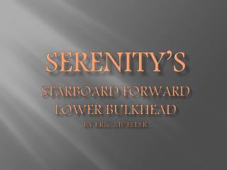 Serenity’s Starboard Forward lower Bulkhead by Eric Mueller