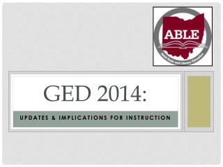GED 2014: