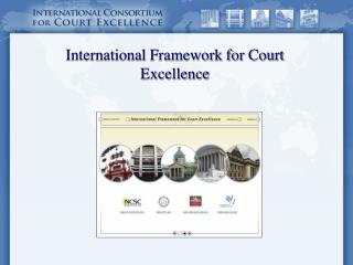 International Framework for Court Excellence